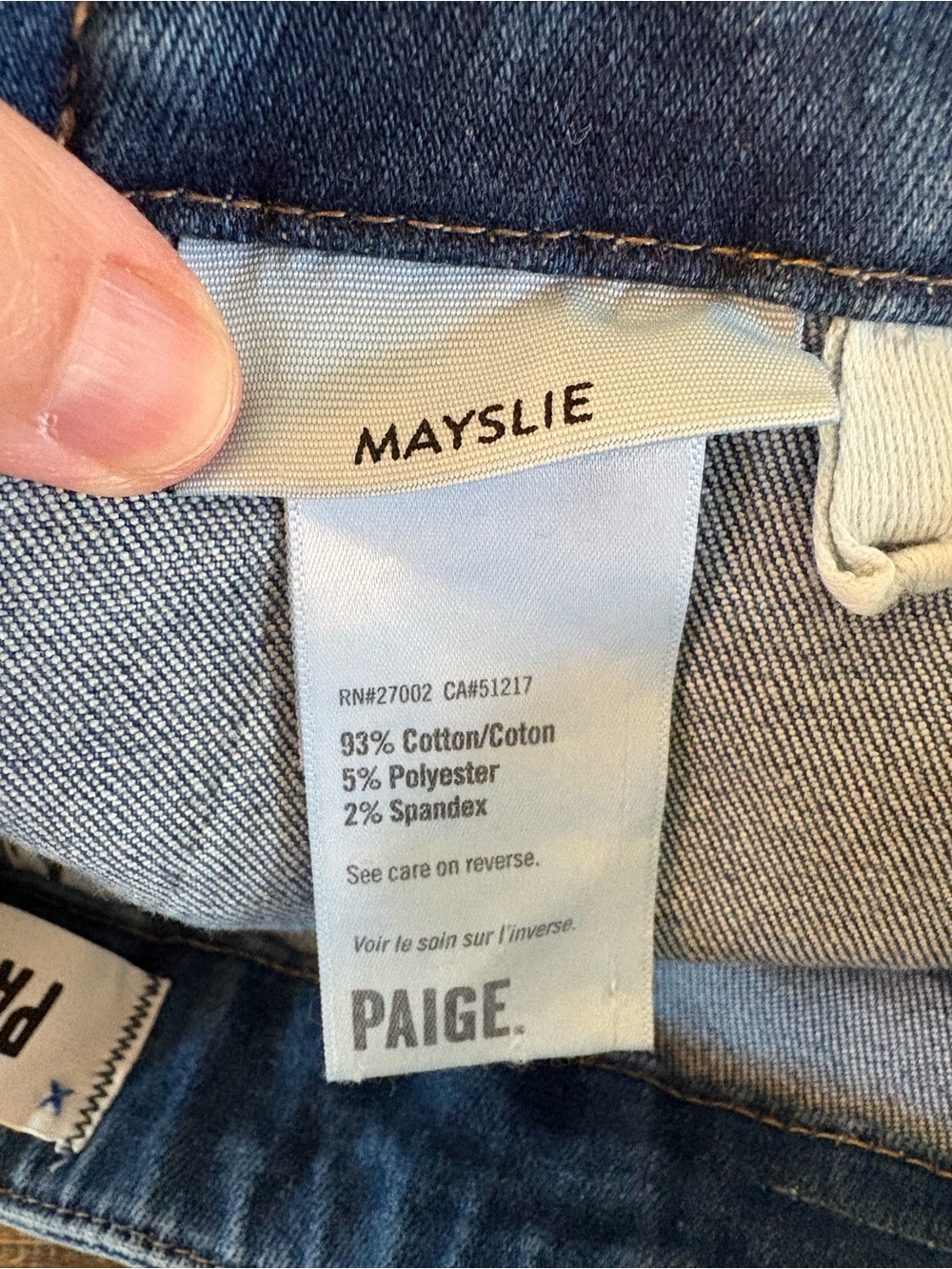 PAIGE Mayslie Denim Jogger Women 27 Light Wash Utility Patch Pockets - Picture 9 of 11